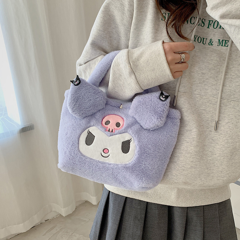 Wholesale of new Japanese plush toy bags, cartoon girl shoulder bags and large-capacity makeup handbags for autumn and winter from the manufacturer Application Scenario