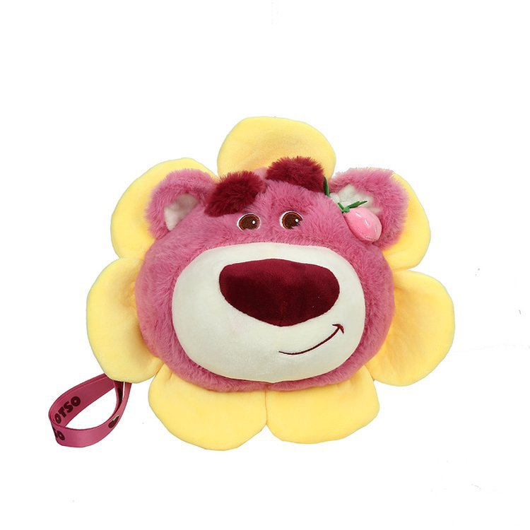 Strawberry Bear doll bag, claw machine doll, plush coin purse, shoulder bag, cartoon backpack, crossbody bag manufacturer wholesale Item Picture