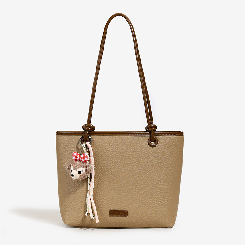 Cross-border women's bag, large-capacity tote bag, 2025 new style, versatile single-shoulder bag, vacation, stylish, Korean style bag for women full figure