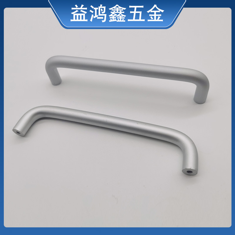 Factory direct supply of single-hole aluminum alloy handles, oxidized color hardware handles, wardrobe doors, drawers, furniture door handles details Picture