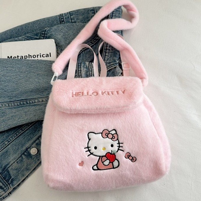Sanrio plush bag, cute Cinnamon dog, single-shoulder crossbody bag, Capibara large capacity backpack, wholesale from the manufacturer Specification drawing