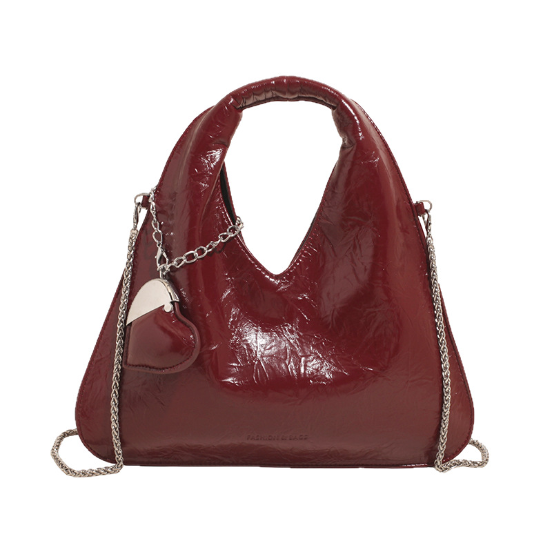 This is a new, high-end, fashionable and exquisite chain single-shoulder crossbody bag with a unique triangular design for women in 2025 Item Picture
