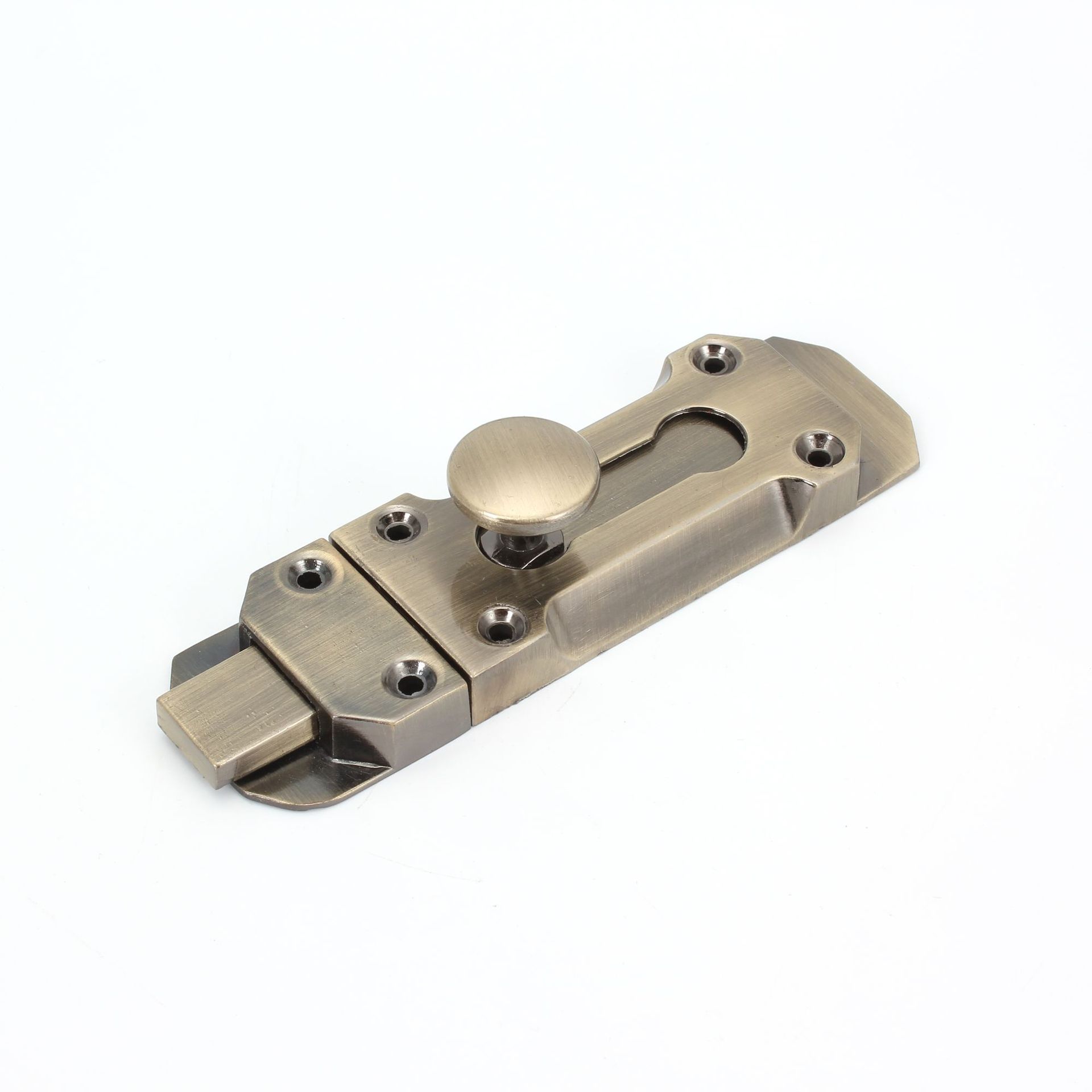 Antique copper European-style simple zinc alloy solid latch for doors and Windows, door bolts, door latches, door buckles, antique engineering latch manufacturer Item Picture