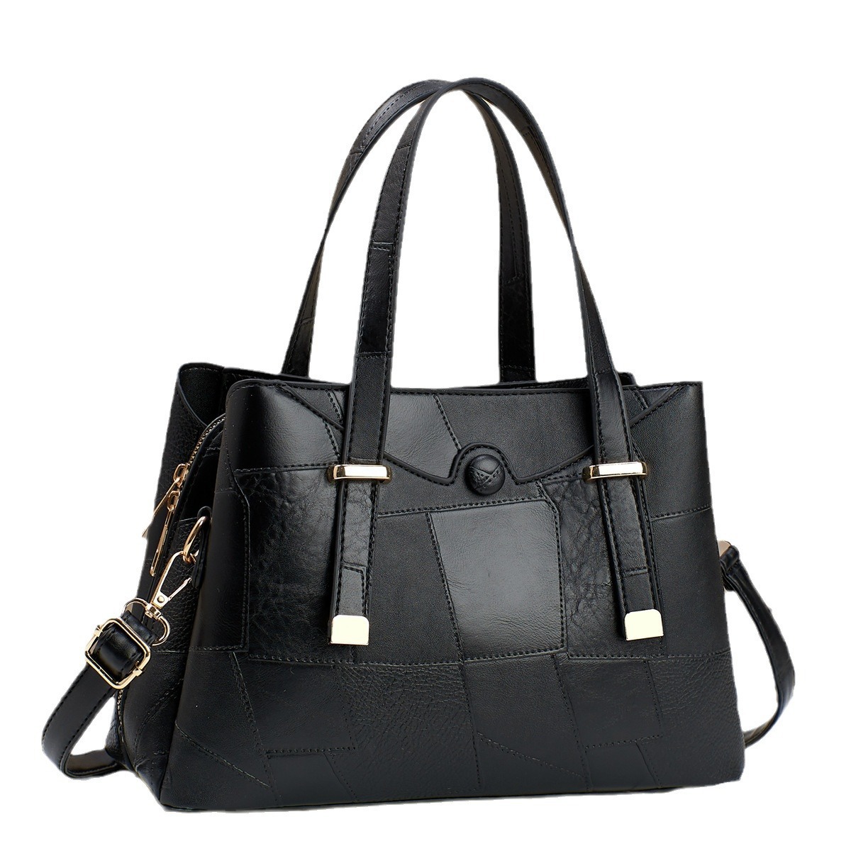 Taizhou women's bags, large-capacity handbags, new styles of women's bags, high-quality single-shoulder large bags, mom bags, wholesale of one piece Item Picture