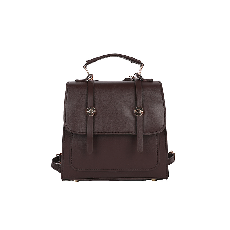 Cross-border Retro 2025 New Style Trendy student large-capacity casual multi-functional backpack, hand-carry commuting crossbody bag for women Item Picture