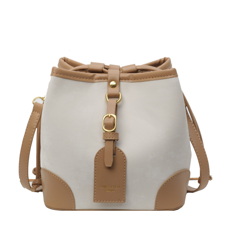 This 2024 new Korean-style high-end versatile bucket bag features a niche design and is casual and fashionable. It's a single-shoulder crossbody bag for women Item Picture