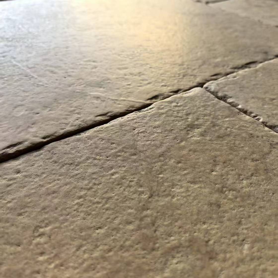 Long, beige Lime cave stone marble clothing store, homestay, cultural tourism, ancient building renovation project, retro wall tiles Application Scenario
