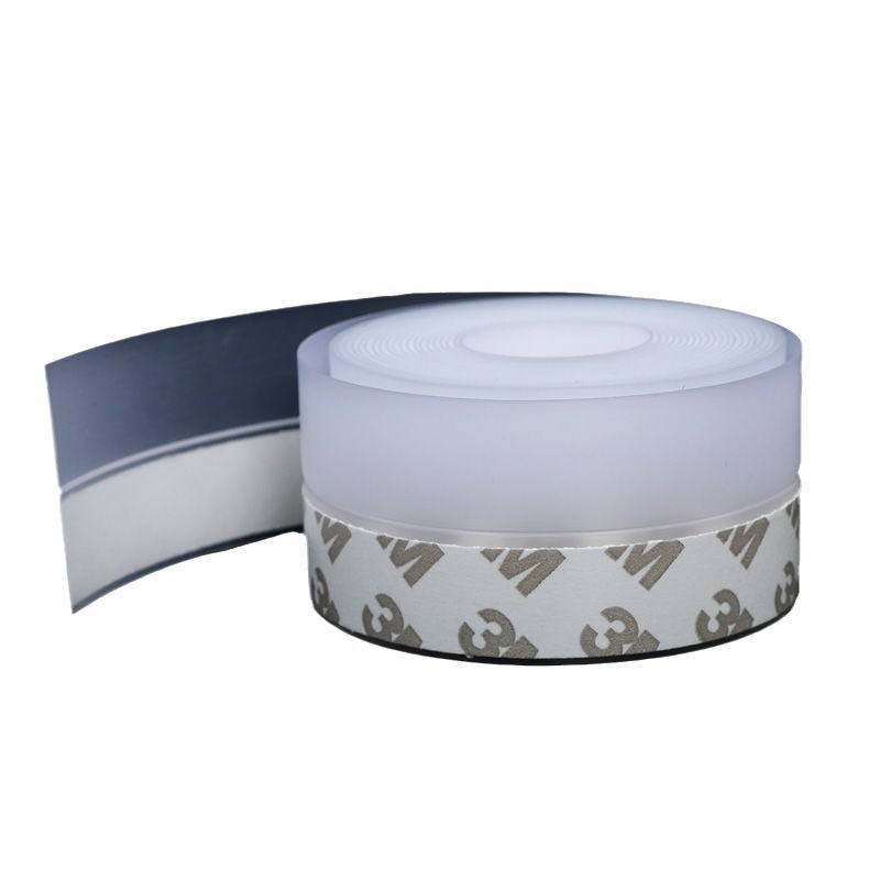 Door and window sealing strips, windproof and waterproof rubber strips at the bottom and gap of the door, soundproof self-adhesive sealing on the glass door edge, window insulation and windproof Item Picture