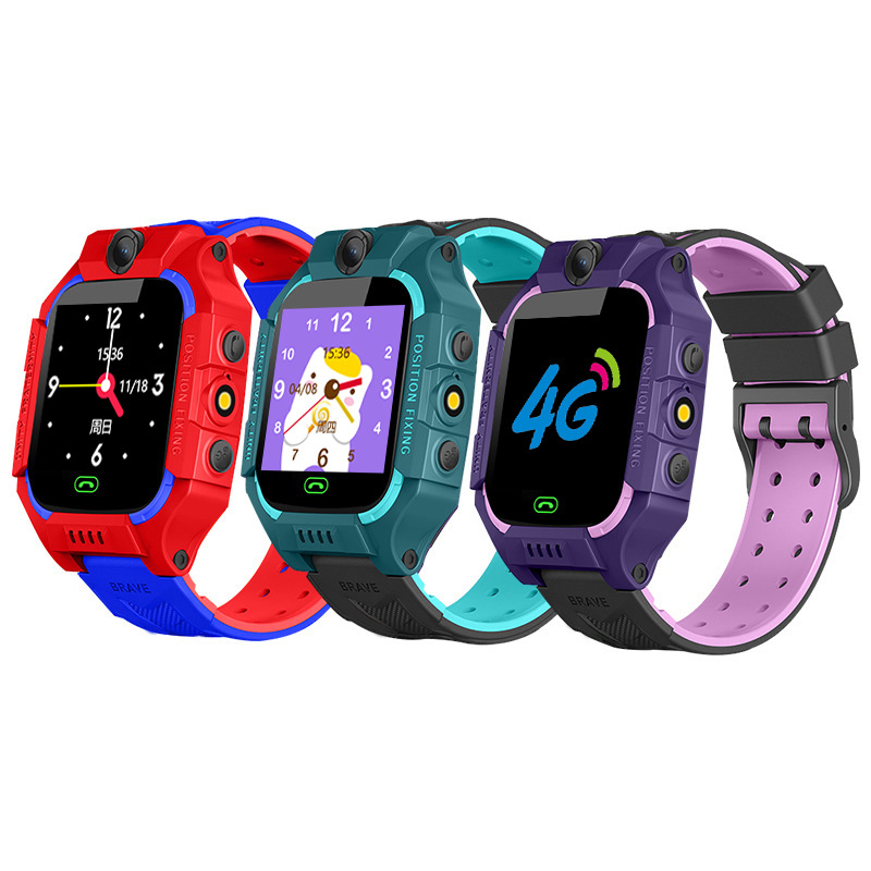 Available in stock: 4G touch screen Q12B, waterproof 5, 5th and 6th generation Q19 children's smart positioning smartwatches Specification drawing