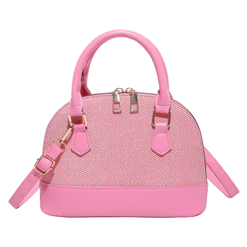 Little Bag Women 2025 Cross-border New Style fashionable retro hand-held shell bag, simple and casual single-shoulder crossbody bag for women Item Picture
