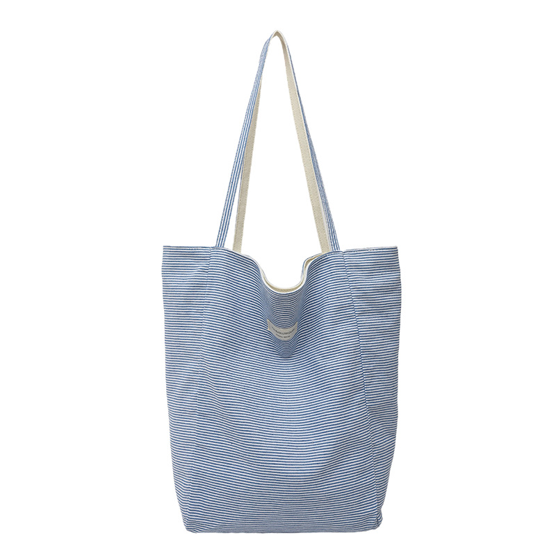 Casual, simple, high-quality, fashionable, large-capacity bucket bag for women 2025 new style, stylish, trendy, versatile canvas single-shoulder bag Item Picture