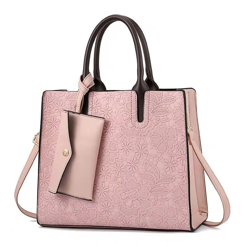 Popular and fashionable large-capacity new 2022 bags, embossed women's bags, handbags, single-shoulder crossbody bags for middle-aged and elderly people Item Picture
