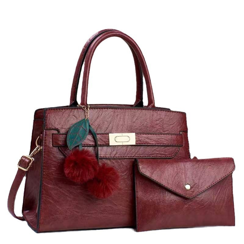 The new mother-and-child bag is fashionable and simple, a single-shoulder crossbody bag, a cross-border handbag, and is elegant and versatile for women. It's also a mom's bag Item Picture
