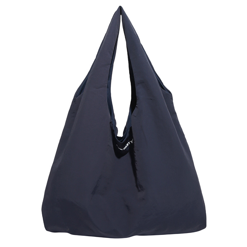Korean-style laid-back sail cloth bag, women's bag, summer casual large-capacity tote bag, student class single-shoulder bag, handbag Item Picture