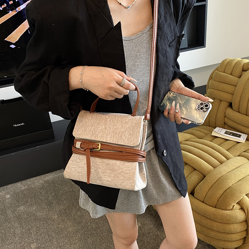 Korean-style backpack, fashionable handbag, 2025 new style, versatile women's bag, commuting single-shoulder bag, crossbody bag Specification drawing