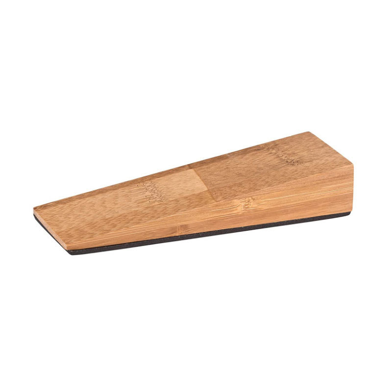 Cross-border foreign trade nail-free installation anti-slip mobile door stop, simple style creative triangular wooden door stop Item Picture