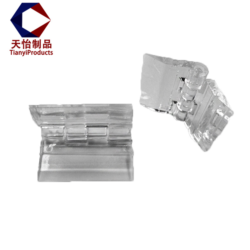 Acrylic transparent PC hinges that won't break, high-quality reinforced looters, high-strength folding hinges, crystal high-strength hinges Item Picture