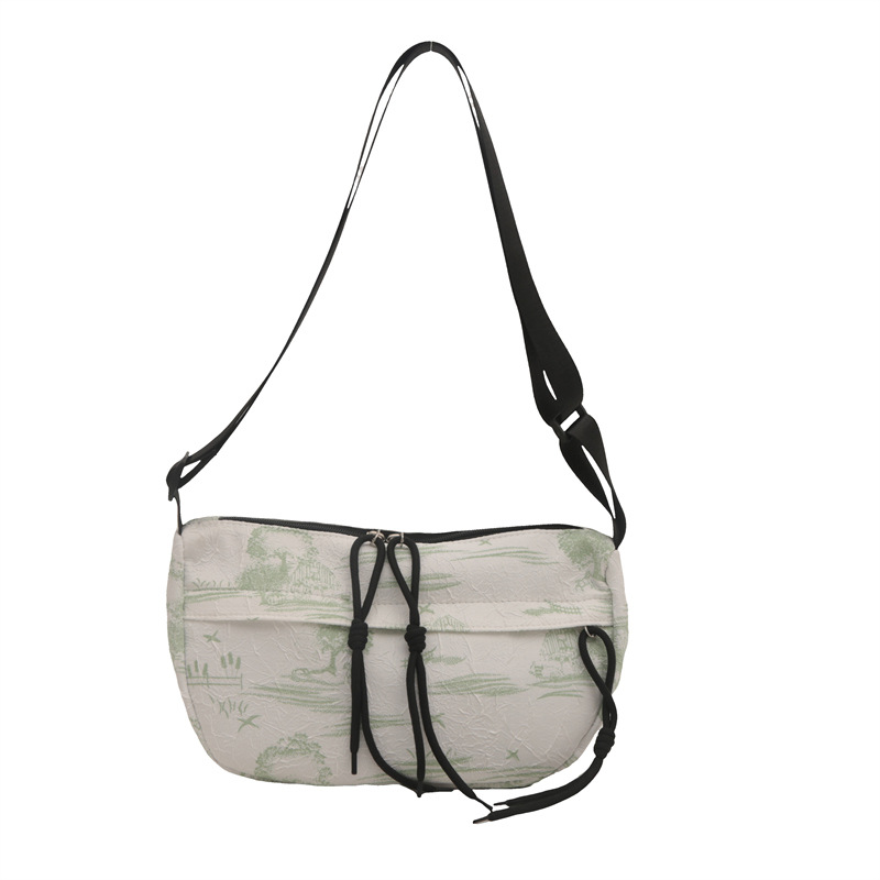 Korean style Instagram personalized large-capacity commuter single-shoulder bag for women 2024 autumn and winter, versatile for commuting to work crossbody bag Item Picture