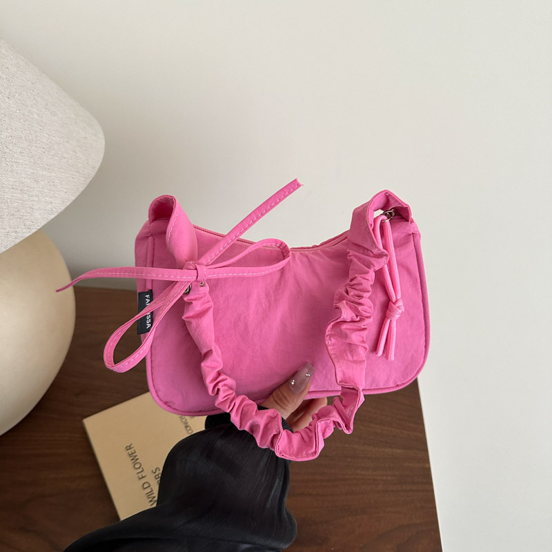 Crescent Dumpling Bag 2025 New Style Casual and lightweight underarm bag for women, retro and versatile small cloth bag, single-shoulder bag full figure
