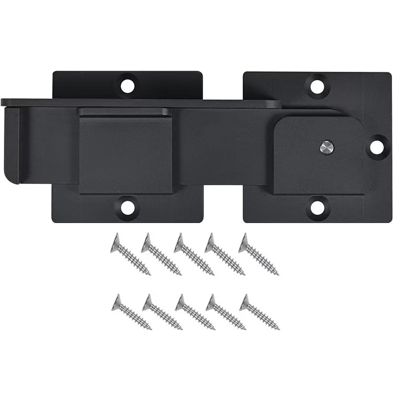Fence door lock, outdoor stable barn door, latch latch, guardrail lock, garden grid lock, fence lock, barn door details Picture
