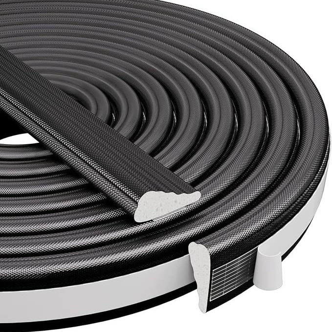 Cross-border wedge-shaped pu foam sealing strips, winter sliding window and door frame sound insulation self-adhesive grouting strips, drawer anti-collision strips details Picture