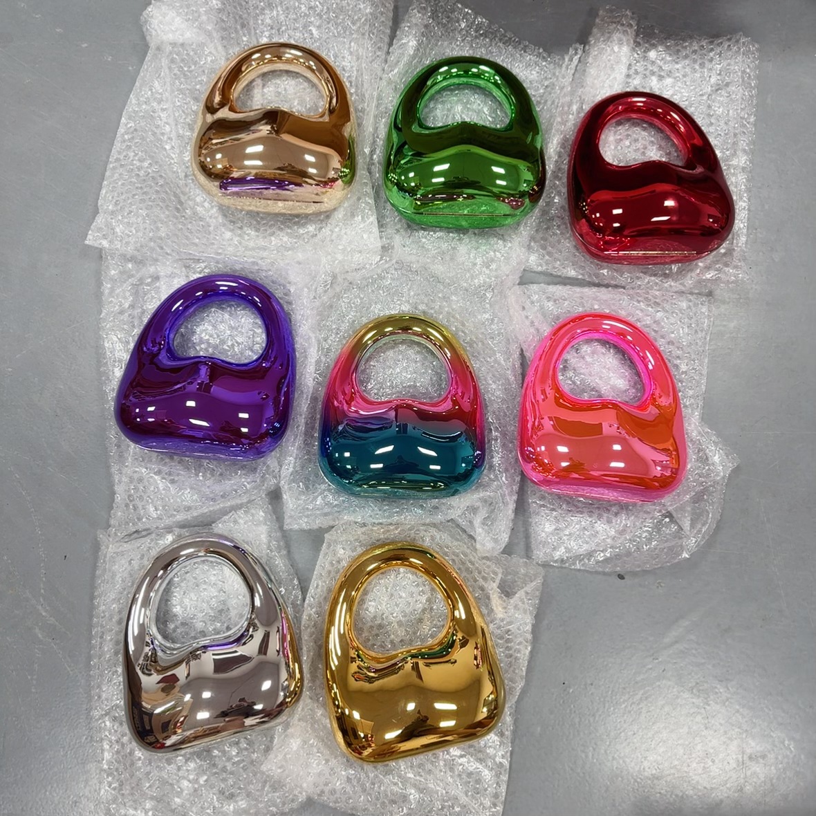 Acrylic bag 2025 New style, European and American cross-border fashion and individuality handbag, Instagram popular lady chain dinner bag full figure