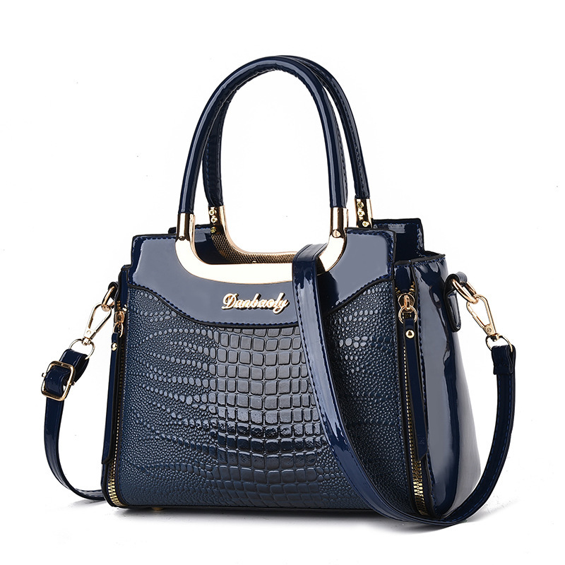 One-piece consignment for 2024 new embossed crocodile pattern women's trendy and stylish one-shoulder handbag Item Picture