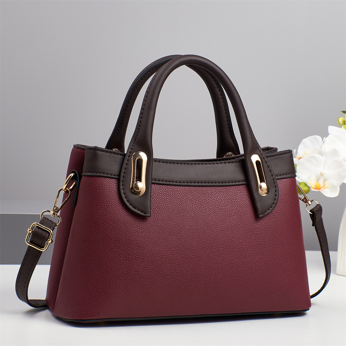 2025 New cross-border bag for women's fashion, single-shoulder bag for ladies with large capacity and quality, one piece for mom's delivery details Picture