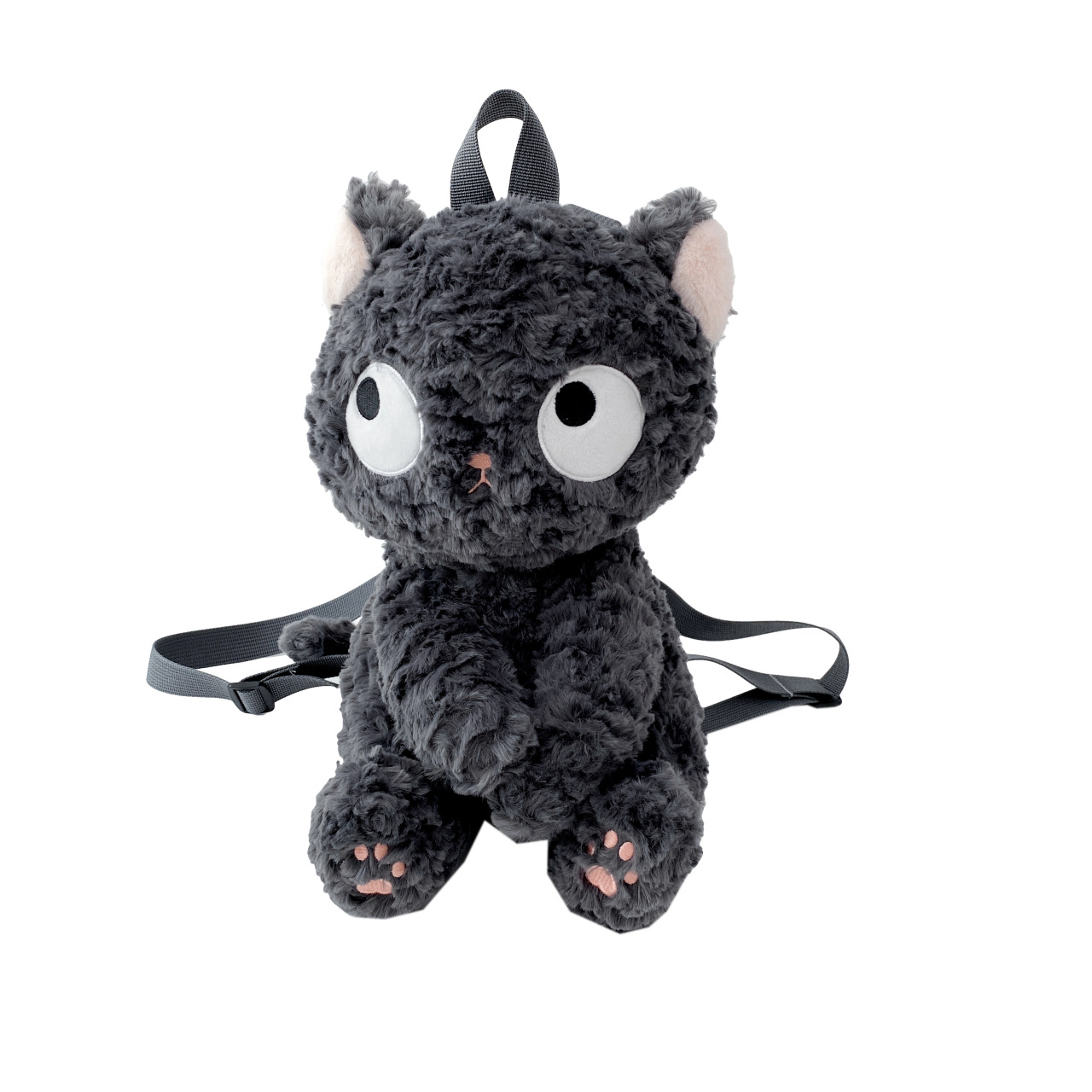 Cute cartoon black cat doll bag for women 2023 new style cat doll plush bag claw machine doll Item Picture
