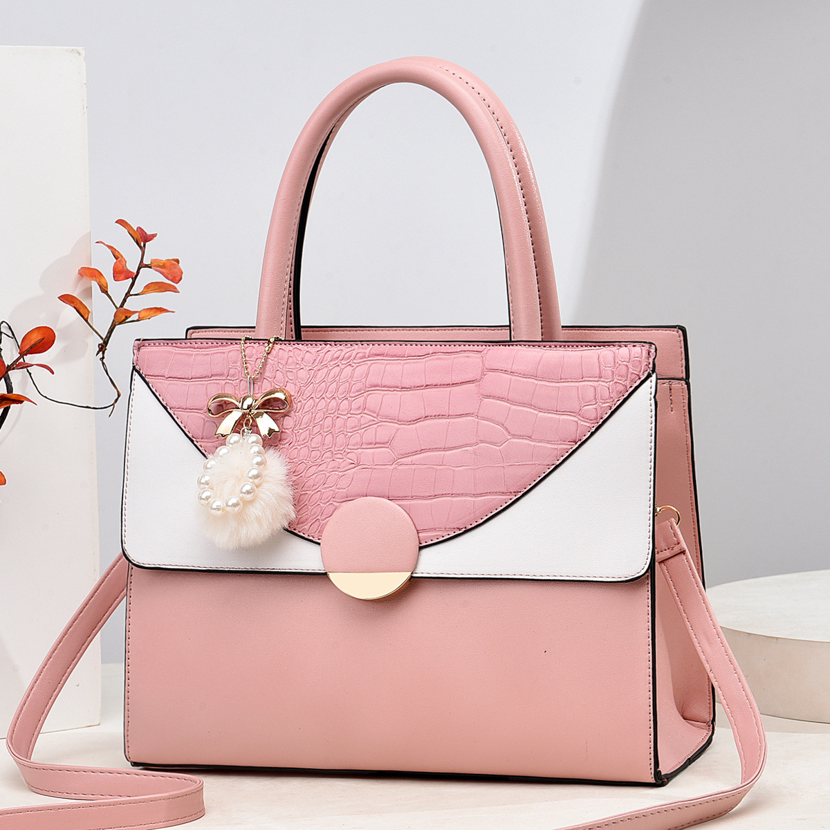 Cross-border women's bag 2024 New large-capacity, high-end, fashionable and versatile handbag, high-end crossbody bag for women, Korean version Specification drawing