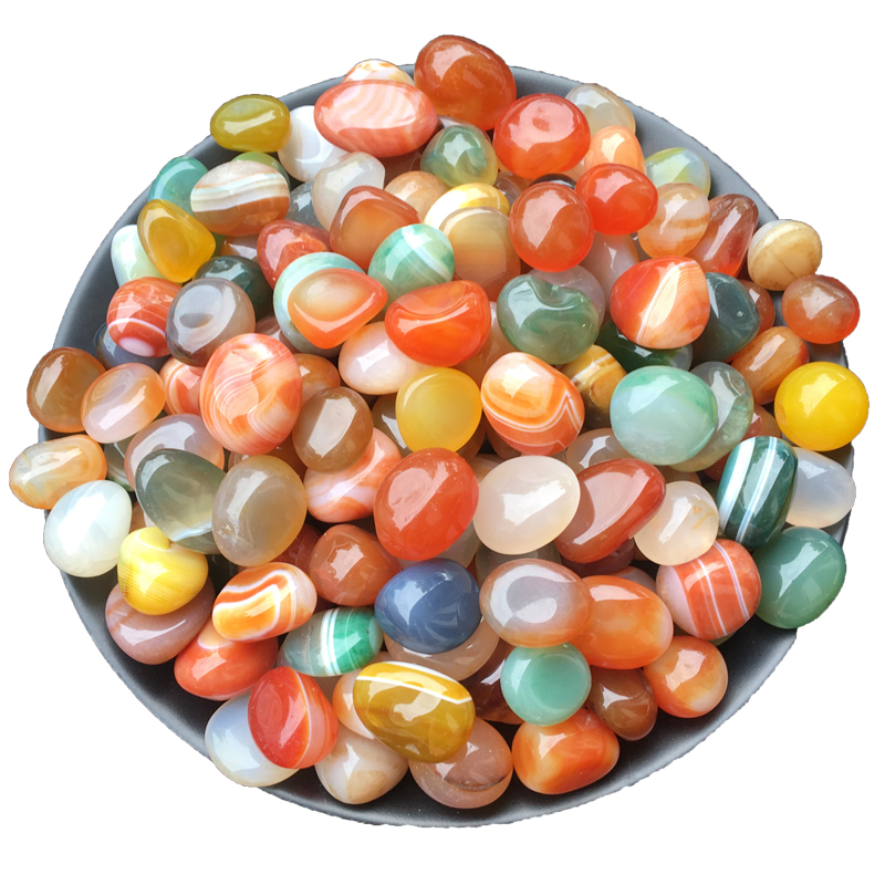 Nanjing Yuhua stone raw stones, natural pebbles, fish tank stones, flower POTS, colored pebbles, seven-color small stones, five-color stones full figure