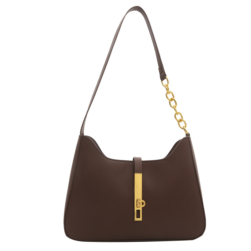 A new Korean-style niche design bag for women's 2023 autumn and winter, featuring a high-quality hand-held and underarm bag that is versatile and fashionable Item Picture