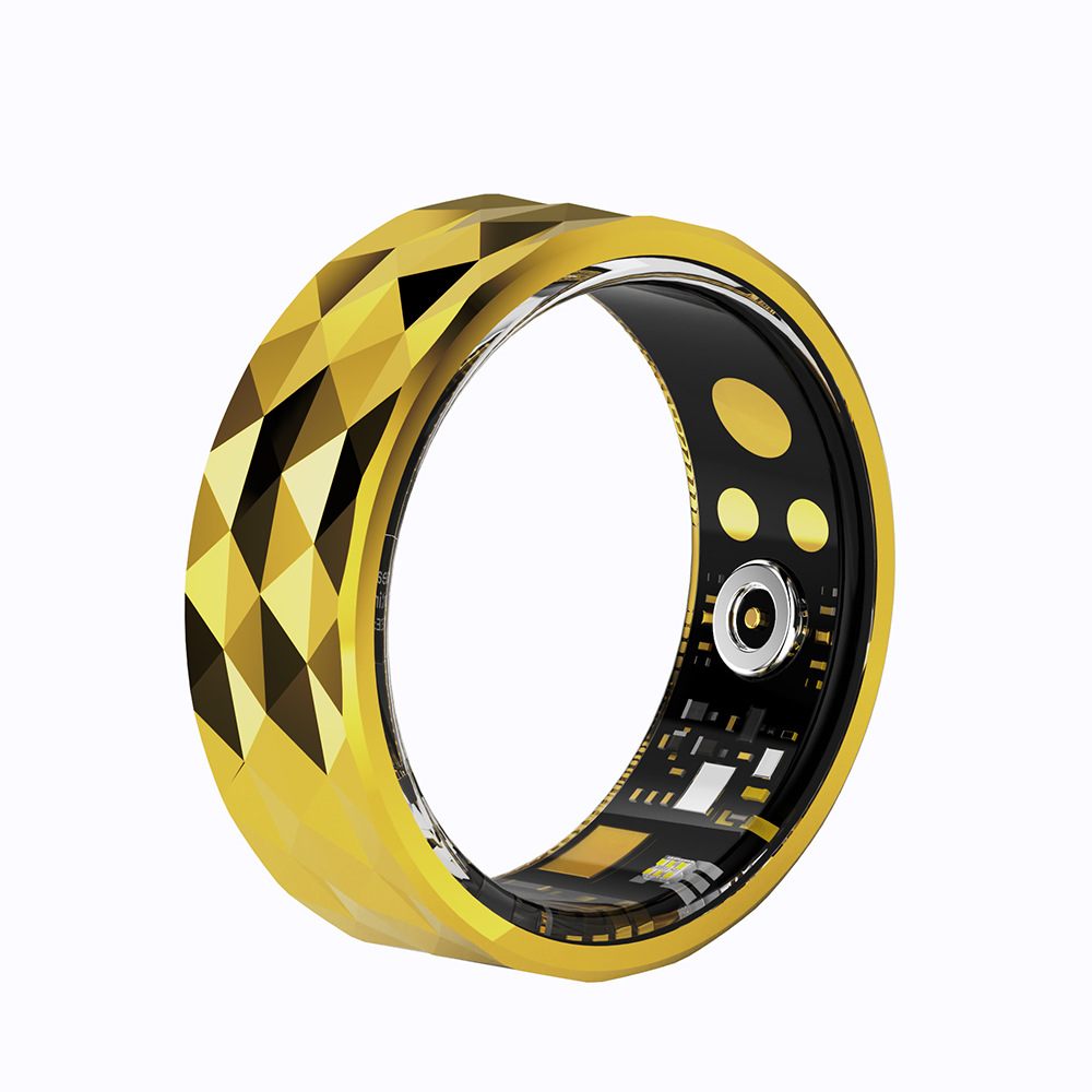 Cross-border R12 smart ring, waterproof, pressure, blood oxygen, sleep, heart rate, step count monitoring, multiple sports mode ring Item Picture