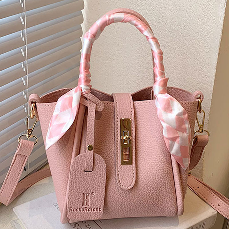 High-end quality bag for women 2024 new single-shoulder bag, simple and fashionable, large-capacity hand-held tote bag, simple and stylish Specification drawing
