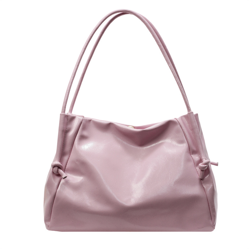 Letter indentation 2025 Spring/Summer New crossbody trendy bag, single-shoulder hand-carry large capacity casual underarm women's bag Item Picture