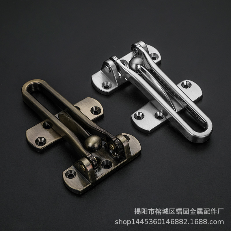 Hotel door chain, door bolt, safety rope, indoor safety chain, anti-theft lock, anti-theft chain, hotel zinc alloy lock Application Scenario