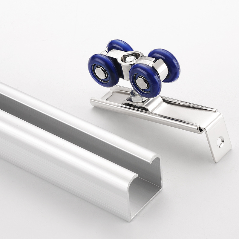 Small pulleys, small hanging wheels, wooden door sliding door hanging wheels, hanging rails, small four wheels, sliding door rollers, wardrobe door bearing wheels Specification drawing