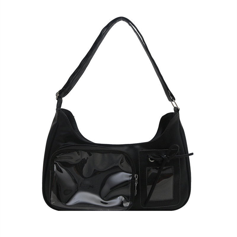 The new transparent bag for women in the summer of 2025, with a niche design and a small appetite, is a single-shoulder crossbody bag Item Picture
