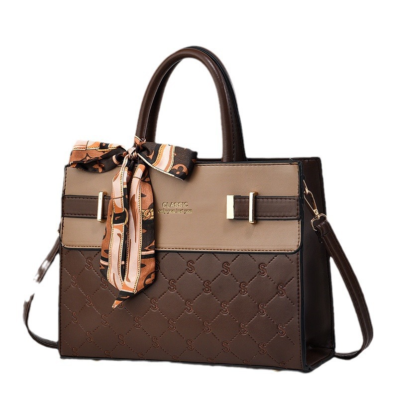 2025 Multi-color embroidered thread large-capacity women's bag, trendy women's bag, high-end single-shoulder crossbody bag, handbag women's bag Item Picture