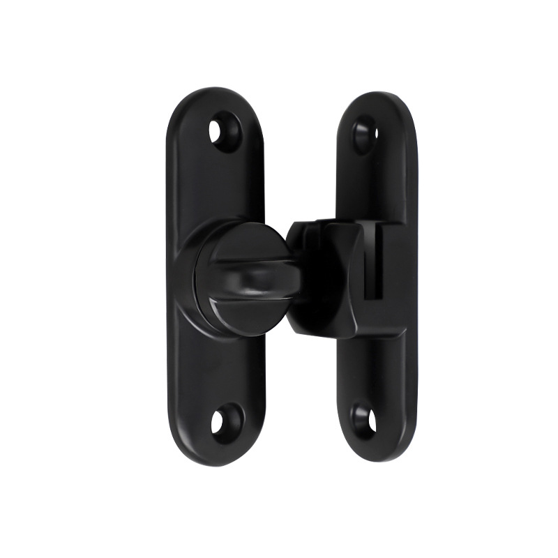 Non-perforated door latch, 90-degree sliding door lock, latch door latch, sliding door lock latch, toilet and bathroom lock Item Picture