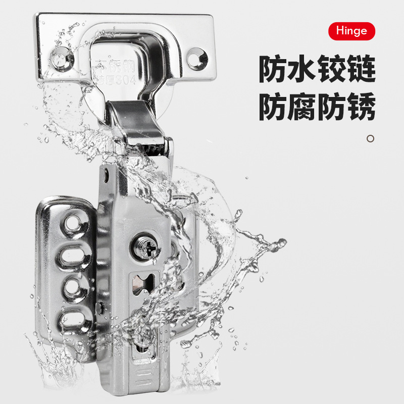 Wholesale of thickened stainless steel hinges, silent buffer cabinets, wardrobes, cabinet doors, aircraft hinges, hydraulic spring folding hinges Application Scenario