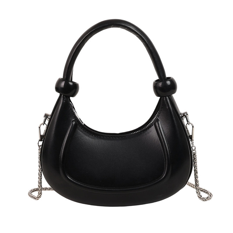 A retro and fashionable handbag with a niche design sense for women, a new Maillard single-shoulder underarm bag for Spring 2025 Item Picture