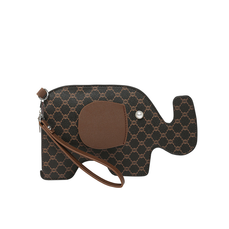 New cross-border niche design bag for women, cute and creative little elephant single-shoulder crossbody bag, ins small square bag Item Picture