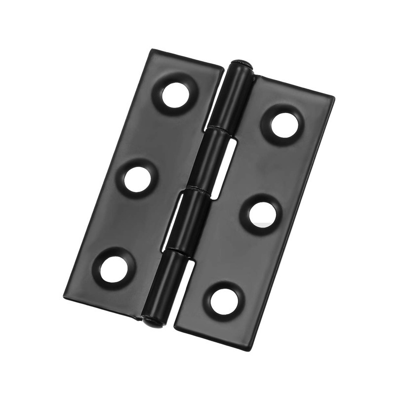 Black hinges, stainless steel hinged 1.5/2.5/3/4 inch, 2-inch wooden box, cabinet door, folding small hinge leaf hinge Item Picture