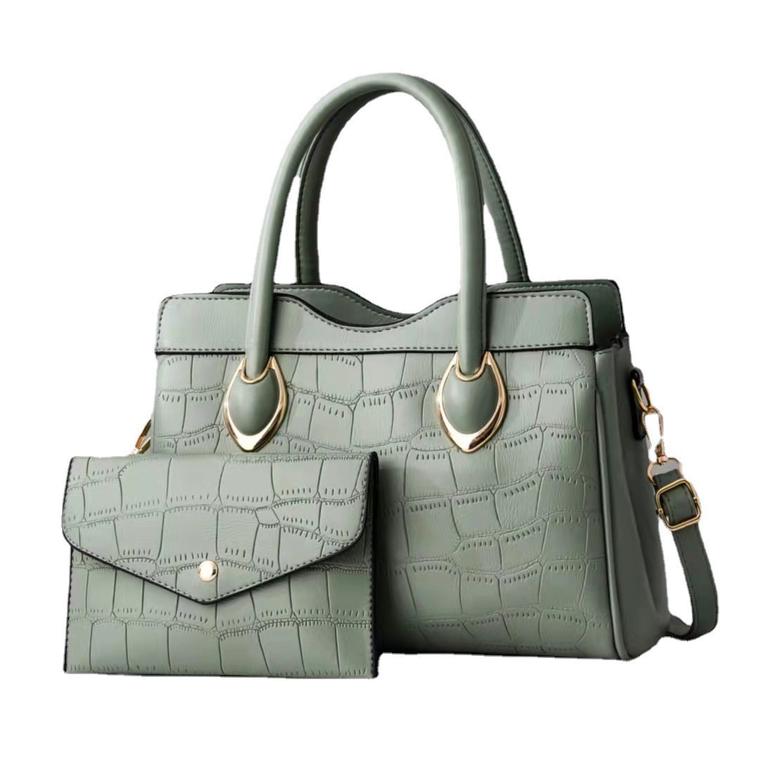 2022 New Korean-style fashionable single-shoulder bag for foreign trade, large-capacity pu women's bag, trendy crossbody bag Item Picture