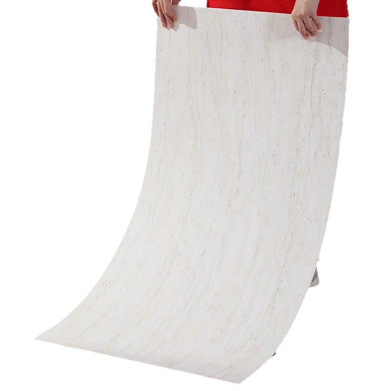 Soft porcelain Roman travertine 3D printed travertine flexible stone soft stone imitation stone decorative panel travertine stone exterior wall tile Item Picture