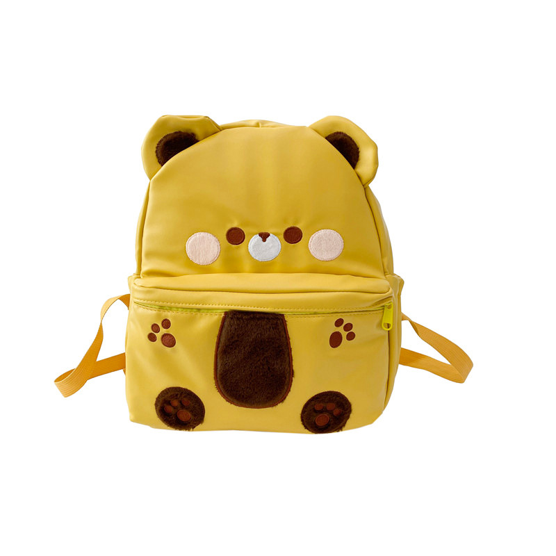 Cute Little bear large-capacity bag 2023 new style bag backpack, fashionable and versatile cartoon large-capacity class bag Item Picture