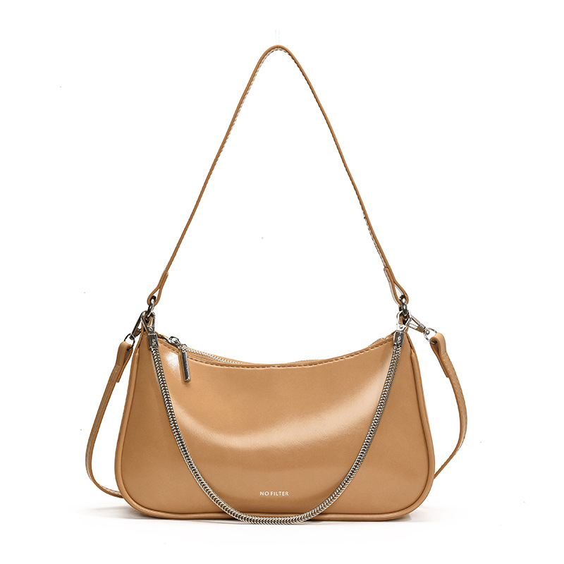 Underarm bag, women's large capacity 2025 new retro versatile casual chain single-shoulder crossbody bag, commuting dumpling bag Item Picture
