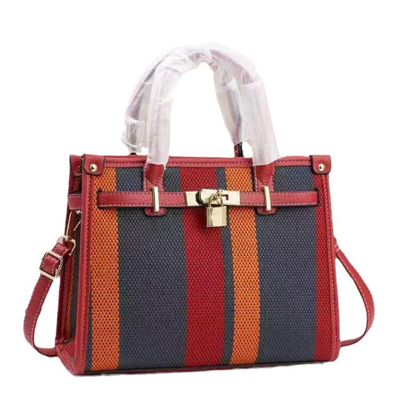 Fabric-textured women's 2024 new commuter Tote women's bag, large capacity, fashionable crossbody single-shoulder bag, elegant mom bag Item Picture