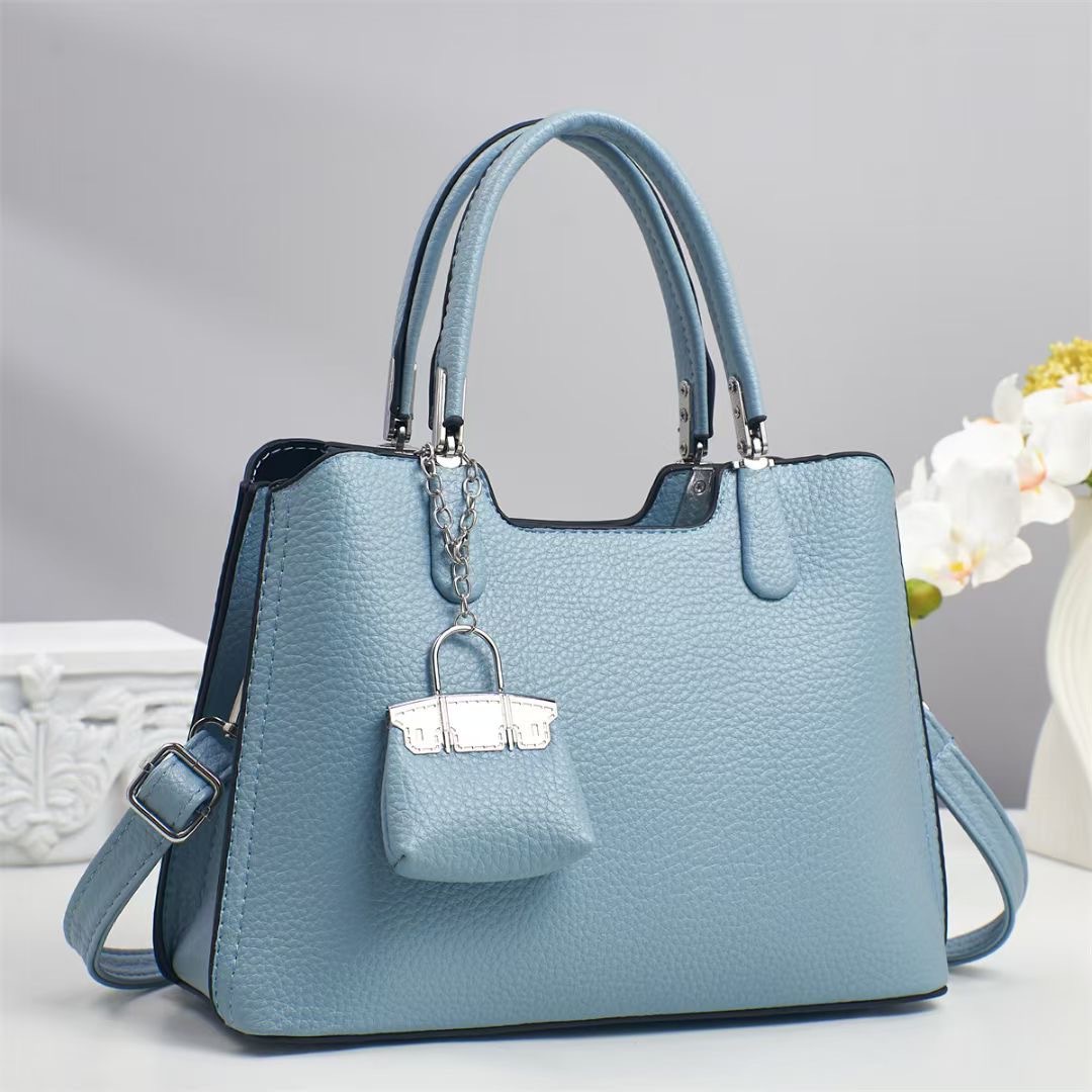 A new minimalist women's handbag for foreign trade, fashionable and versatile, high-quality single-shoulder bag, large-capacity casual and trendy crossbody bag Specification drawing